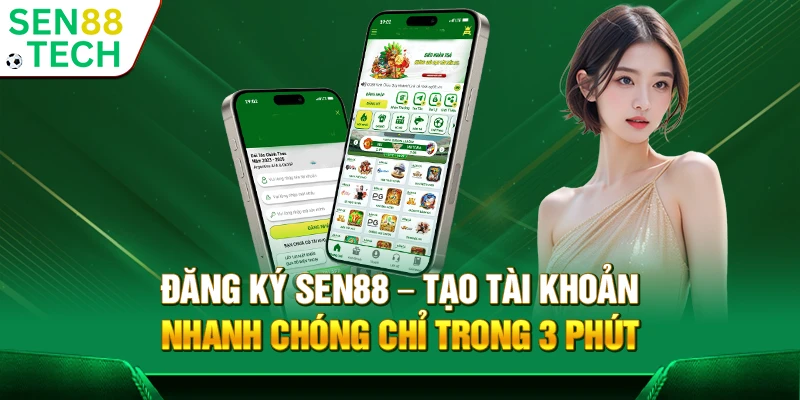 Đăng ký Sen88 – Tạo tài khoản nhanh chóng chỉ trong 3 phút