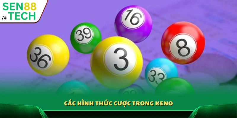 Những loại kèo cược có trong xổ số keno